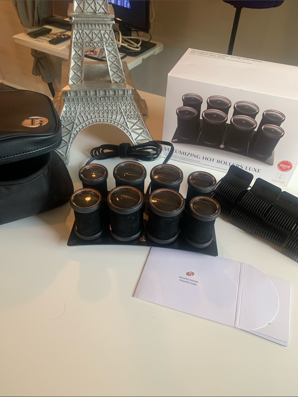 T3 Volumizing Hot Rollers Luxe - Black